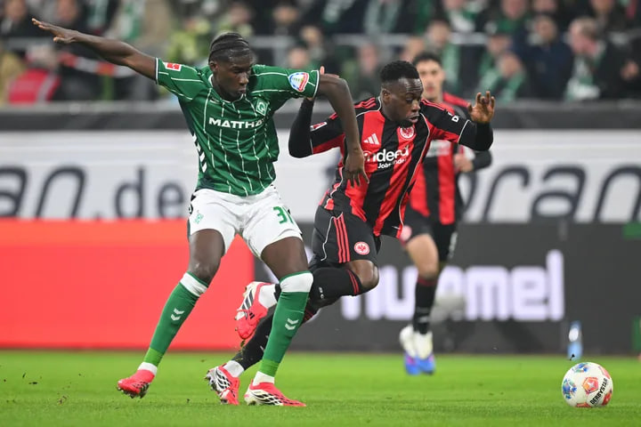 Werder Bremen vs Eintracht Frankfurt (02:30 – 17/01) | Xem lại trận đấu