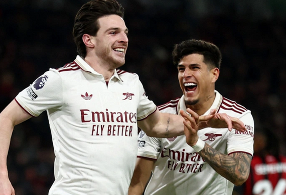 Arsenal tổn thất lực lượng ở lượt cuối Champions League, Declan Rice bị treo giò